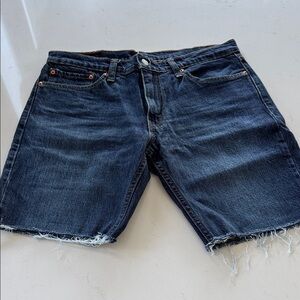 Levi's 511 Dark Blue Jean Shorts 34"W